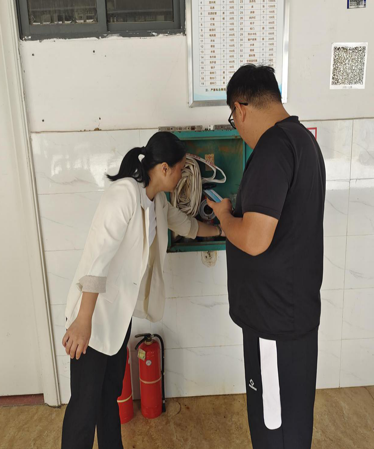 保卫处开展校园安全隐患大排查