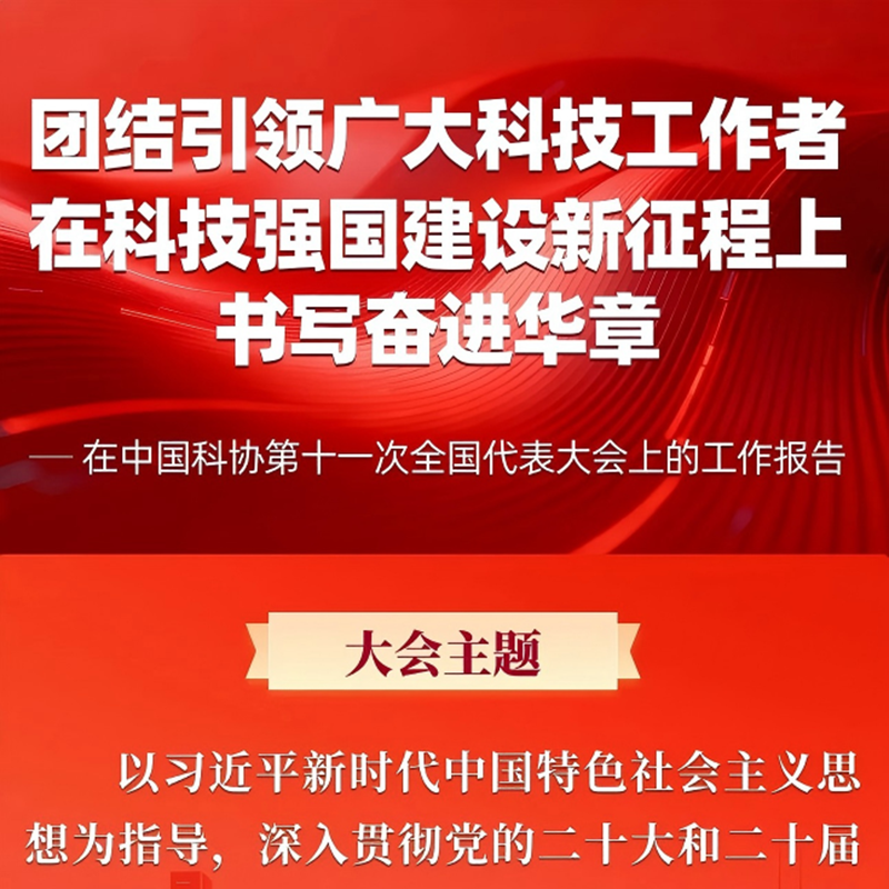 一图读懂丨中国科协第十一次全国代表大会工作报告