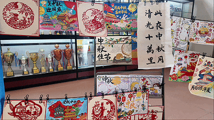 智慧交通学院举办“明月映校园，青春共团圆”中秋主题活动。-广西工程职业学院图片